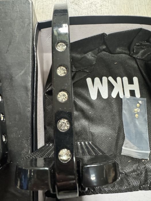 Strzemiona HKM czarne z diamentami