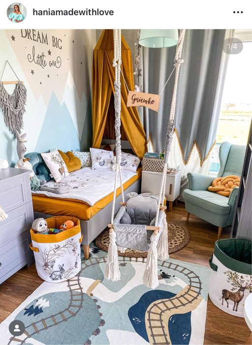 Baldachim yellowtipi atłasowy zadbany