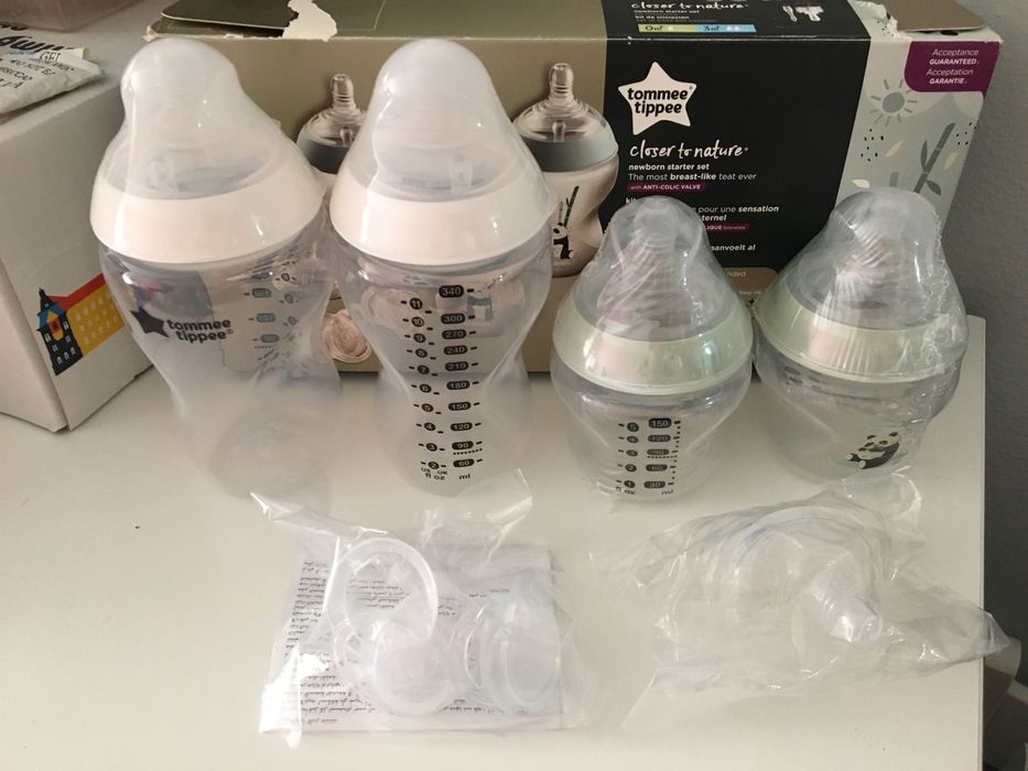 Zestaw TOMMEE TIPPEE (butelki ze smoczkami 0-3m)