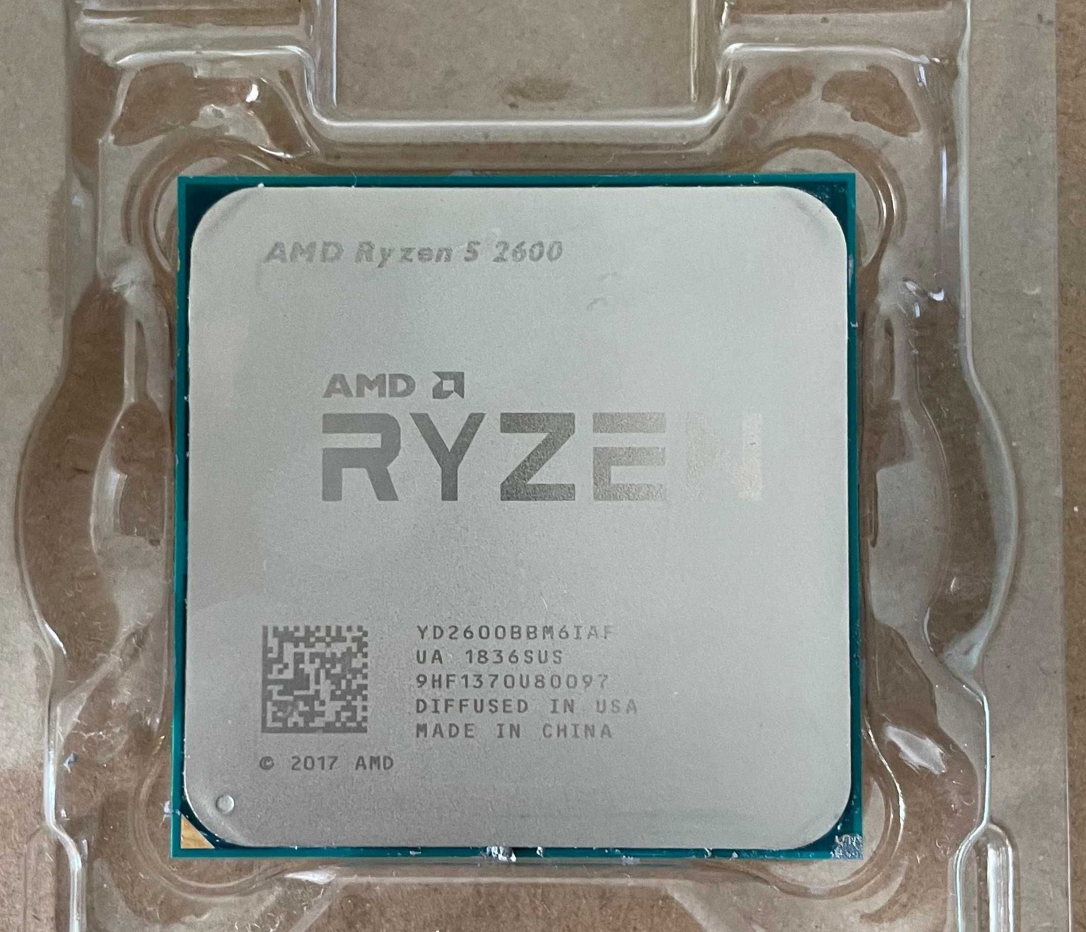 Processador AMD Ryzen 5 2600, c/ stock cooler inc