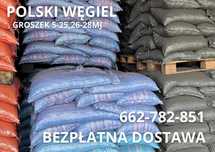 POLSKI WĘGIEL Groszek (5-25) 26-28MJ - Dostawa Gratis RADOSZYCE !