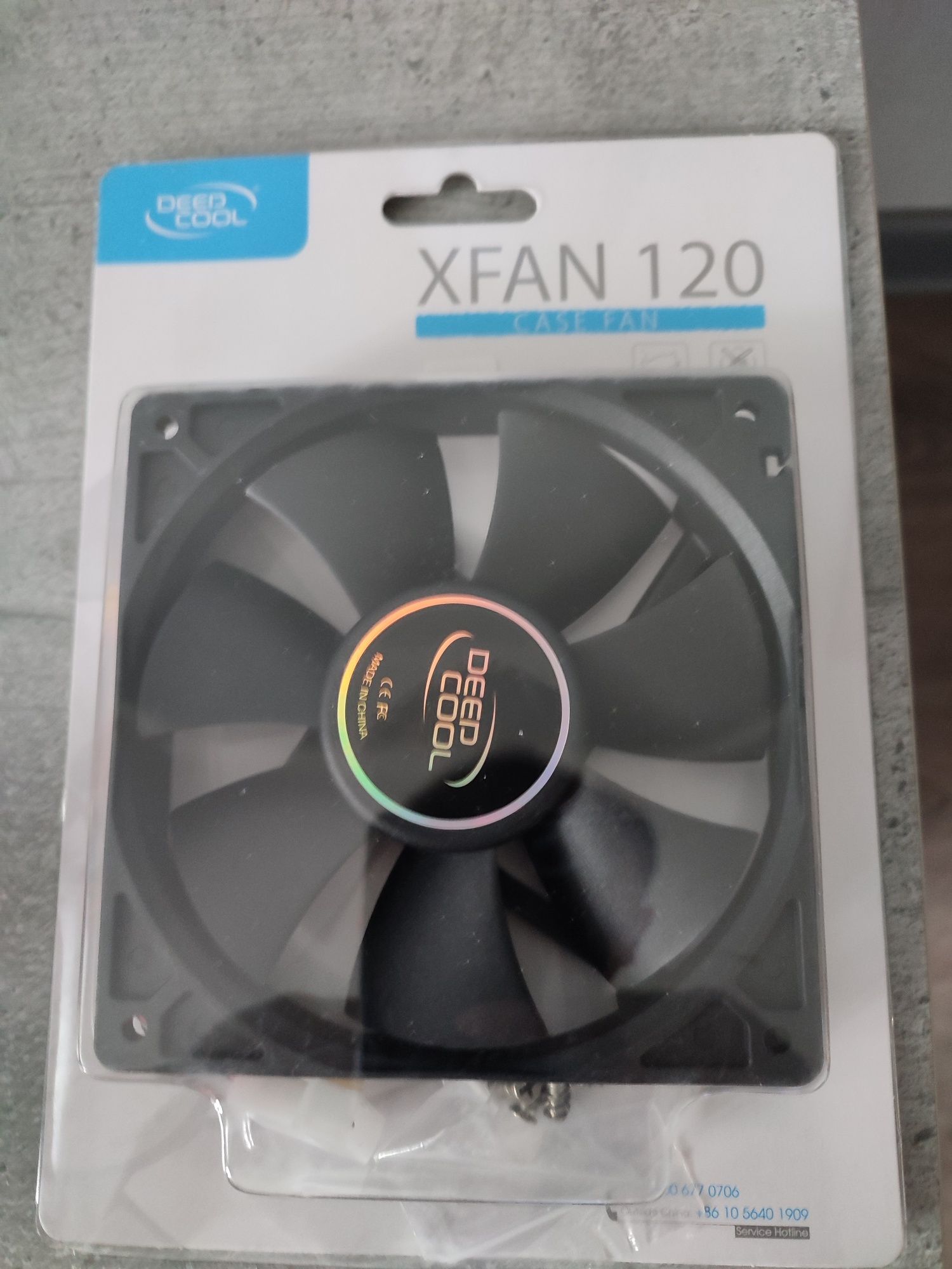 Корпусный вентилятор Deepcool XFAN 120