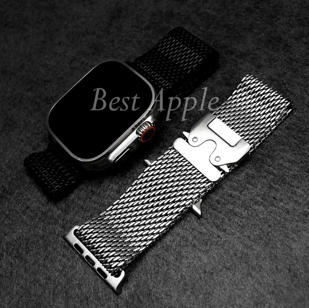 NEW! Браслет з нержавіючої сталі Milanese Loop для Apple Watch Ultra49