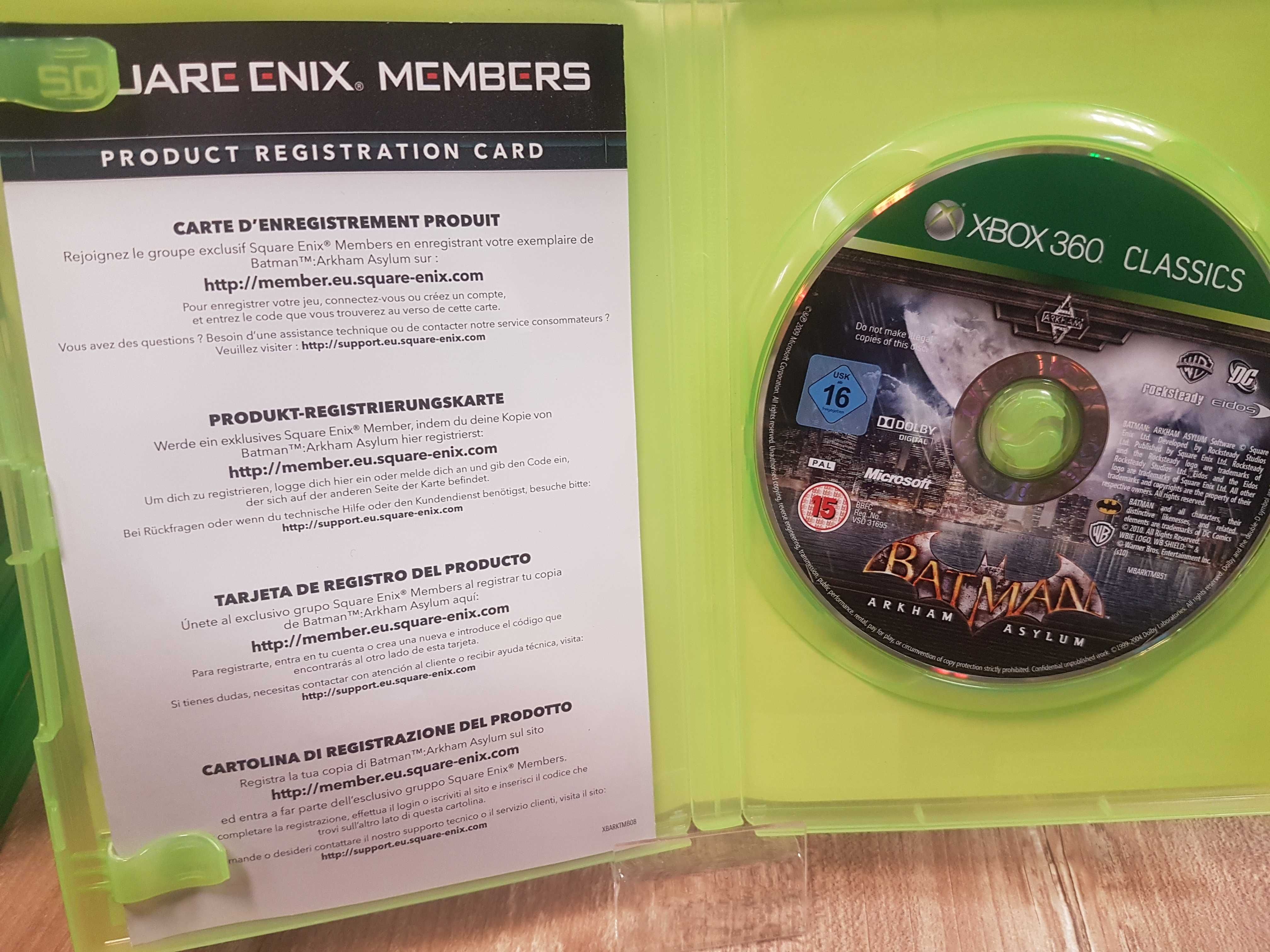 Batman: Arkham Asylum XBOX 360, Sklep Wysyłka Wymiana