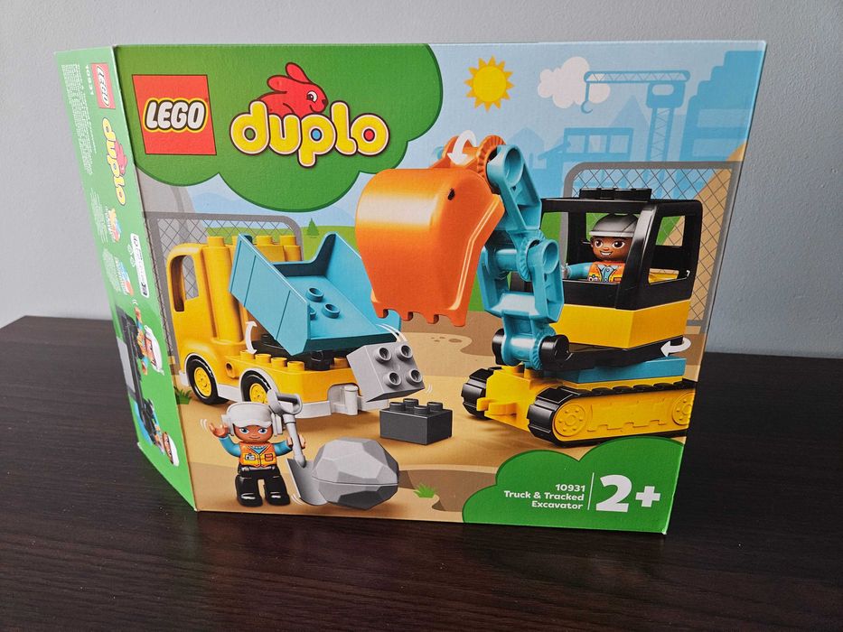 LEGO Duplo 10931 - Ciężarówka i koparka gąsienicowa (inne w opisie)