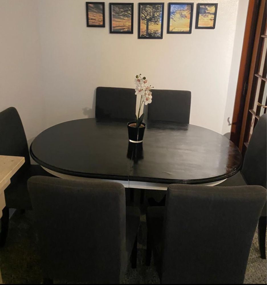 Mesa jantar com cadeiras