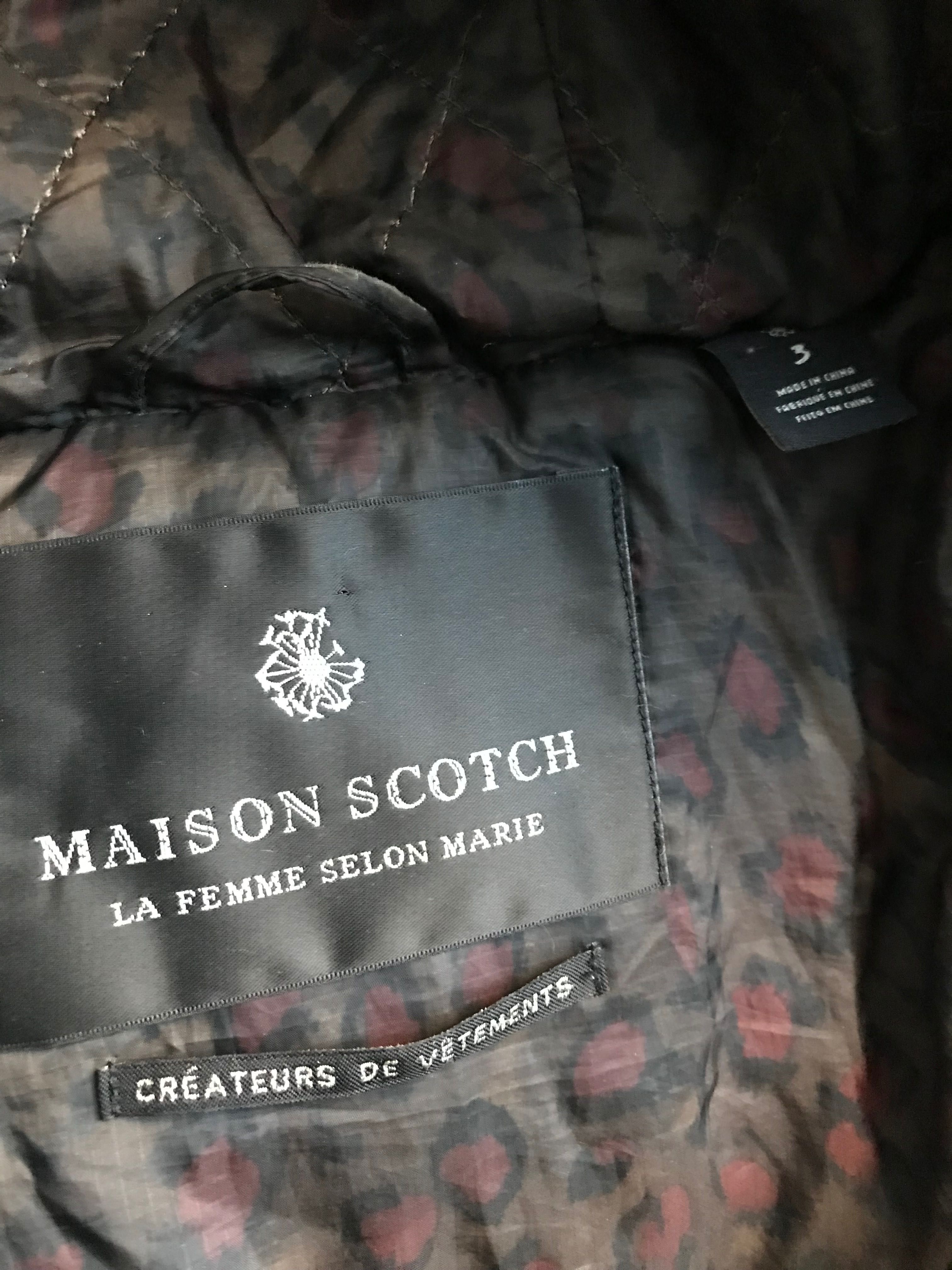 Kurtka puchowa "scotch and soda" zimowa rozm. M(3)