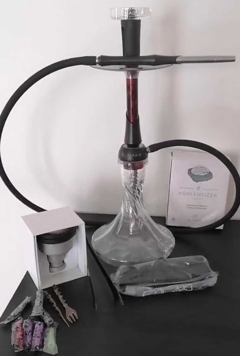 Shisha usada 1x praticamente nova com vários acessórios!