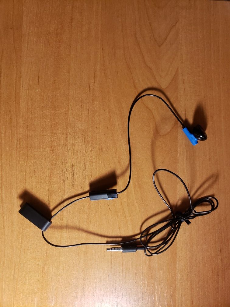 Гарнітура Дротовий Sony PlayStation 4 Mono Chat EARBUD BLUE BLACK 1.2