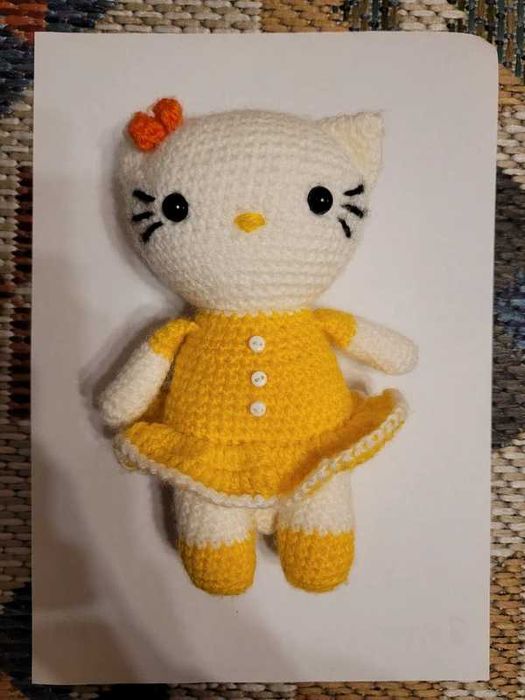 Nowe 2 HelloKitty na szydełku