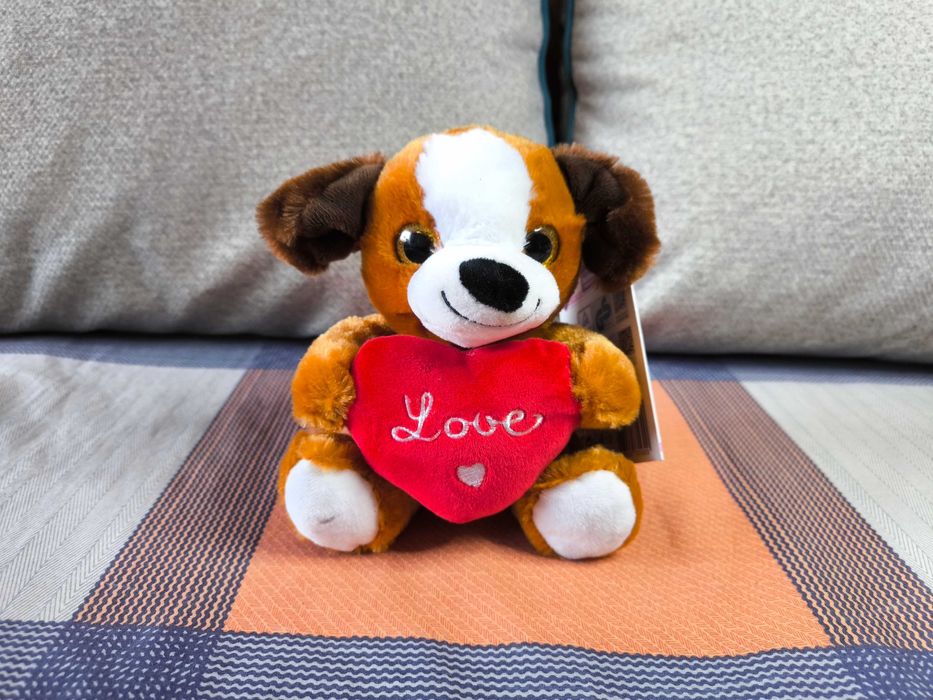 Дитяча м'яка іграшка Собачка коричневий Melinera, Нова