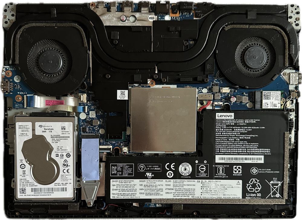 Ноутбук Lenovo Legion Y540-15IRH 15.6" 1TbHDD +256GbSSD