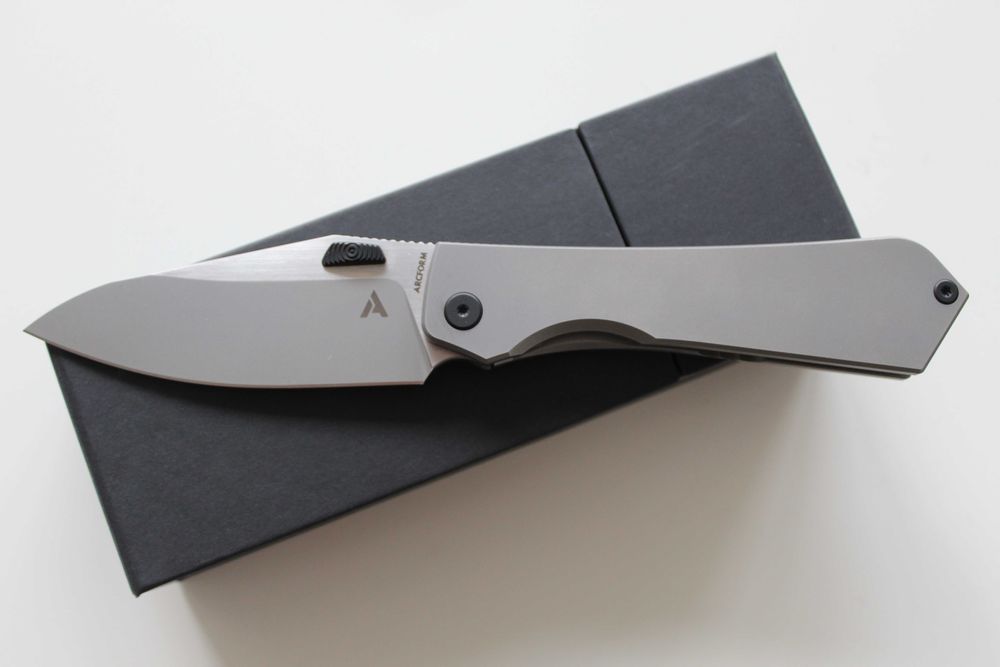 Ніж складний, нож, Arcform Theory M390, Титан, упаковка, новый