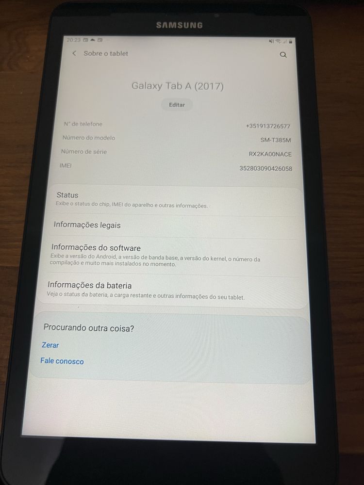 Tablet Samsung Tab A 2017