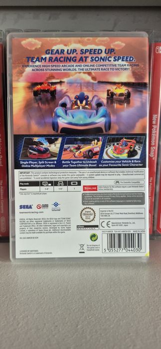 Team Sonic Racing 30th Anniversary Edition para Nintendo Switch.