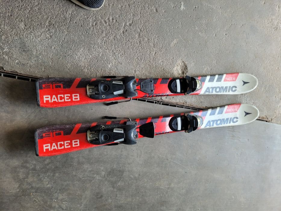 Narty Atomic Race 8 90 jr buty kask