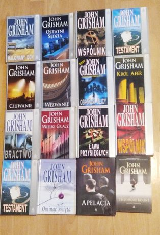 John Grisham 16 książek seria zestaw książek