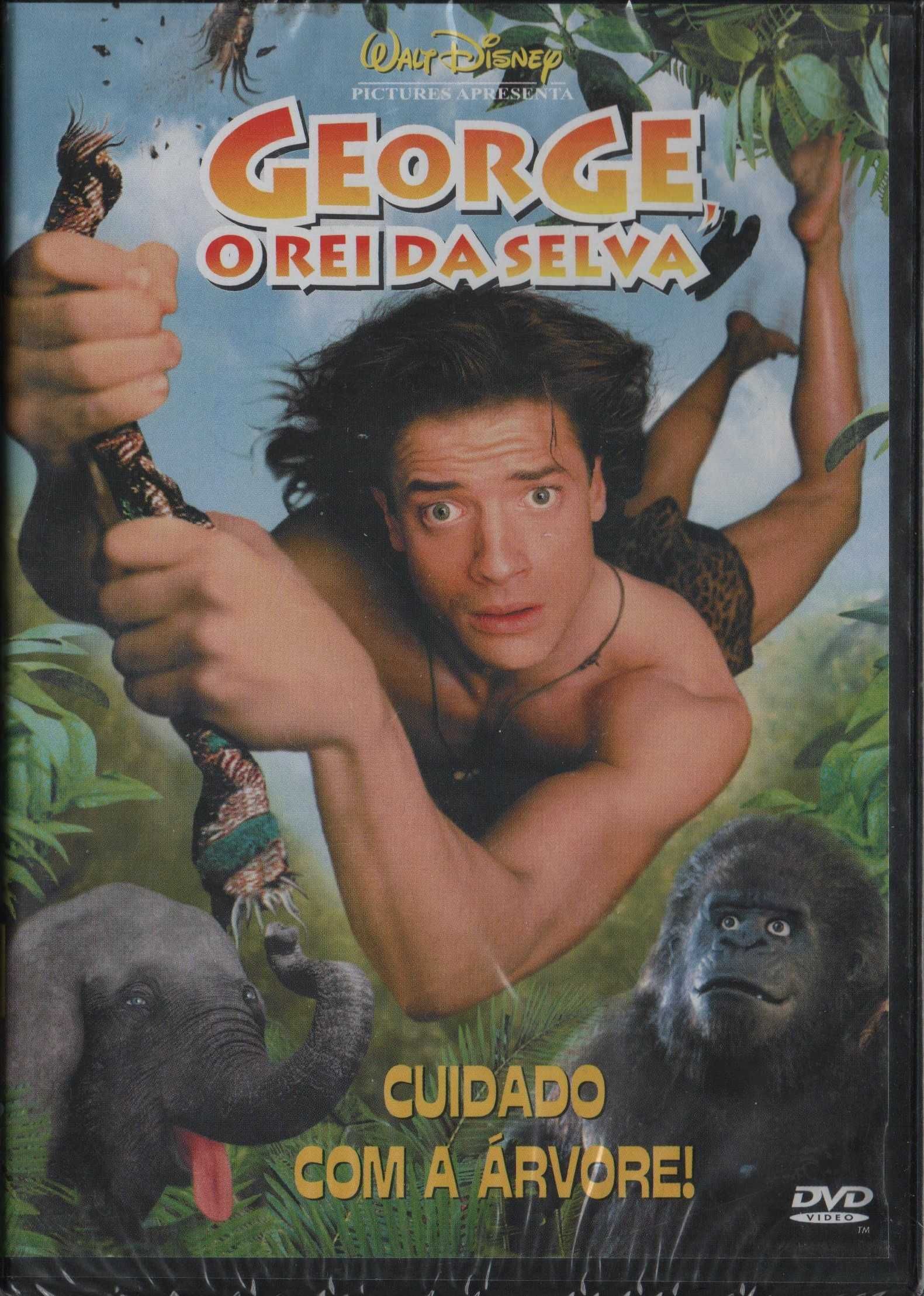 Dvd George, O Rei da Selva - comédia - Brendan Frasier/ John Cleese