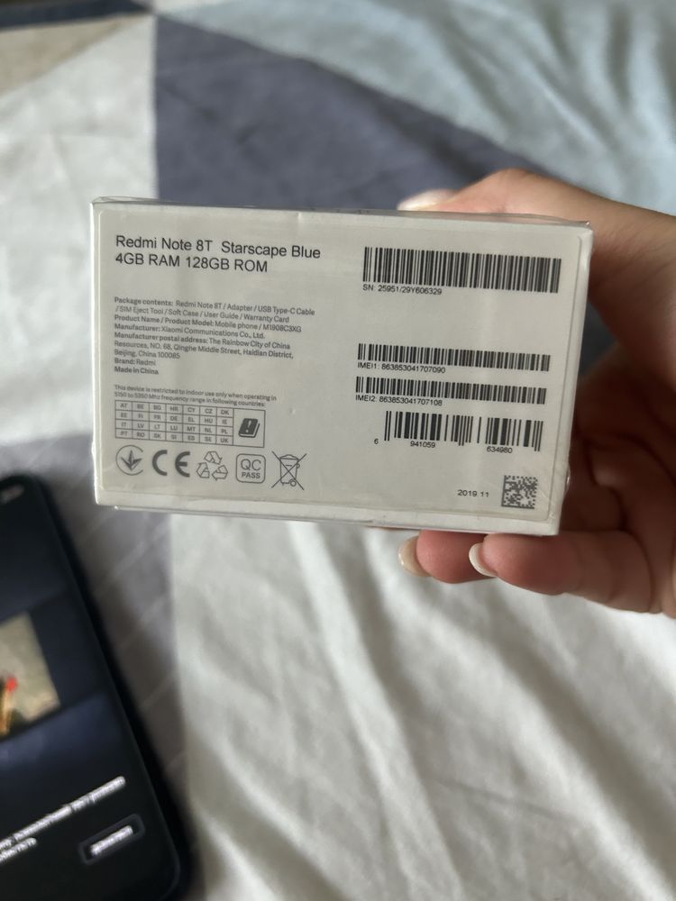 Смартфон Xiaomi redmi note 8t 4+2/128