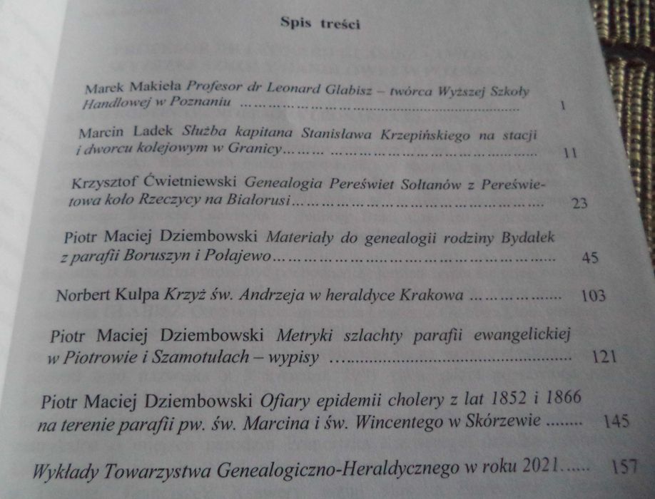 GENS rocznik Towarzystwa Genealogiczno-Heraldycznego w Poznaniu 3 egz