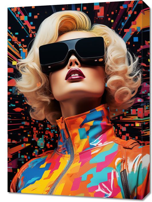 Obraz 50x70cm Retro Futuryzm