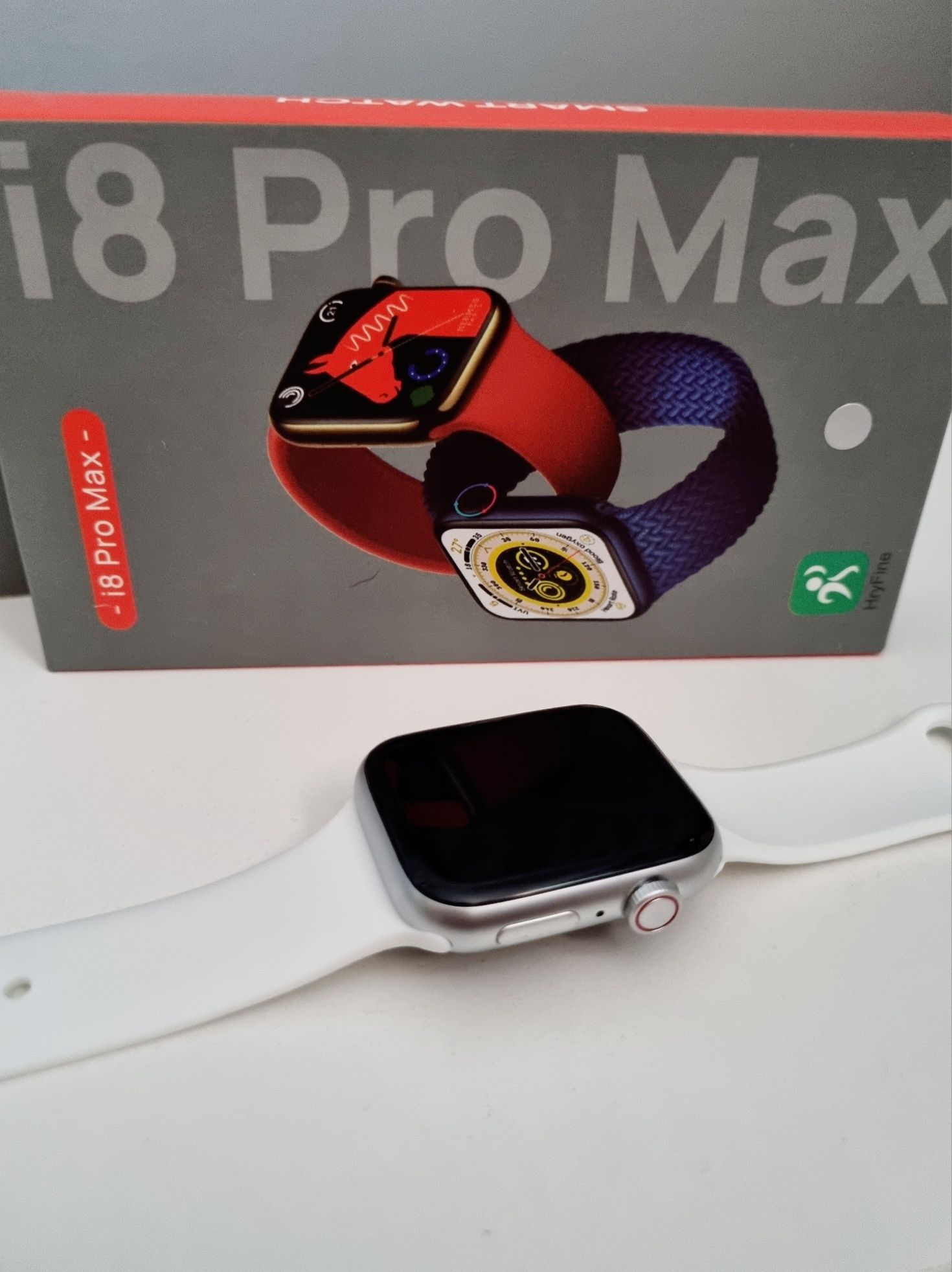 Smartwatch I8 Pro Max biały pasek