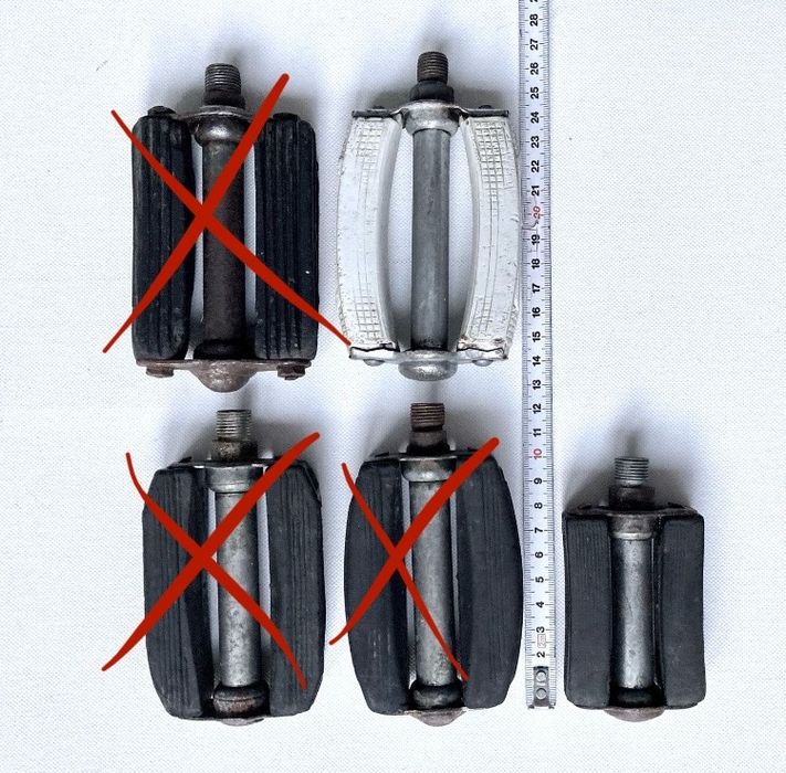 Części rowerowe PRL stare rowery Romet Wigry Czajka…pedały