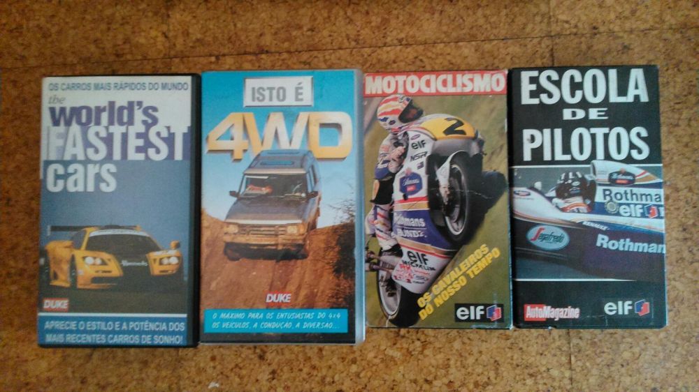 Vendo Cassetes VHS em bom estado.