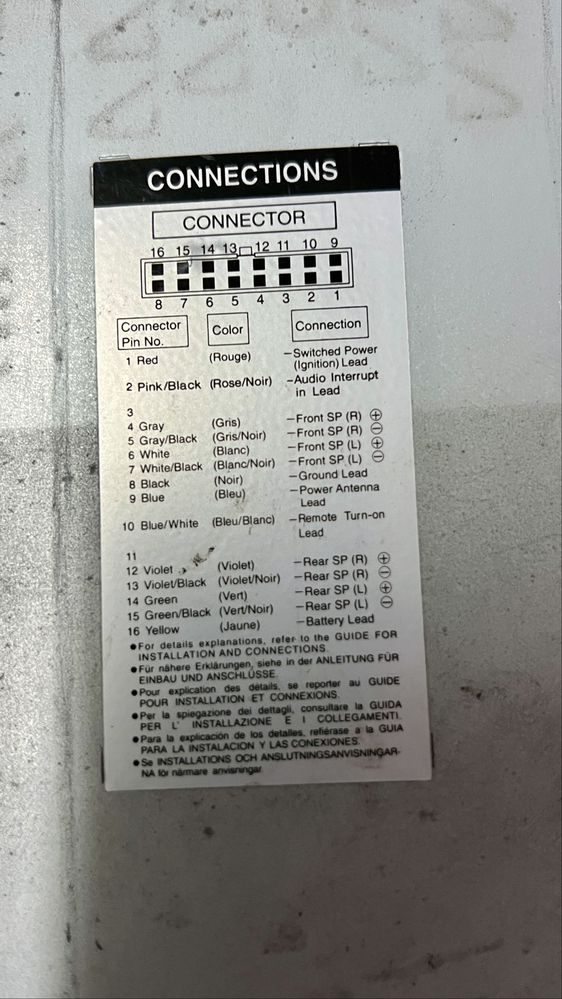 Autoradio Alpine CDE-9827 RR