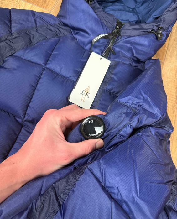 !Без Передплат! Синій пуховик CP Company DD Shell