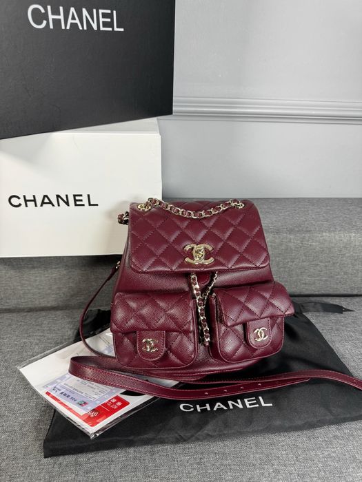 Рюкзак Chanel Mini Backpack Quilted Caviar Leather