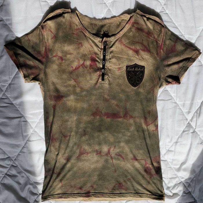 Vintage aflliction style Rock Rebel polo