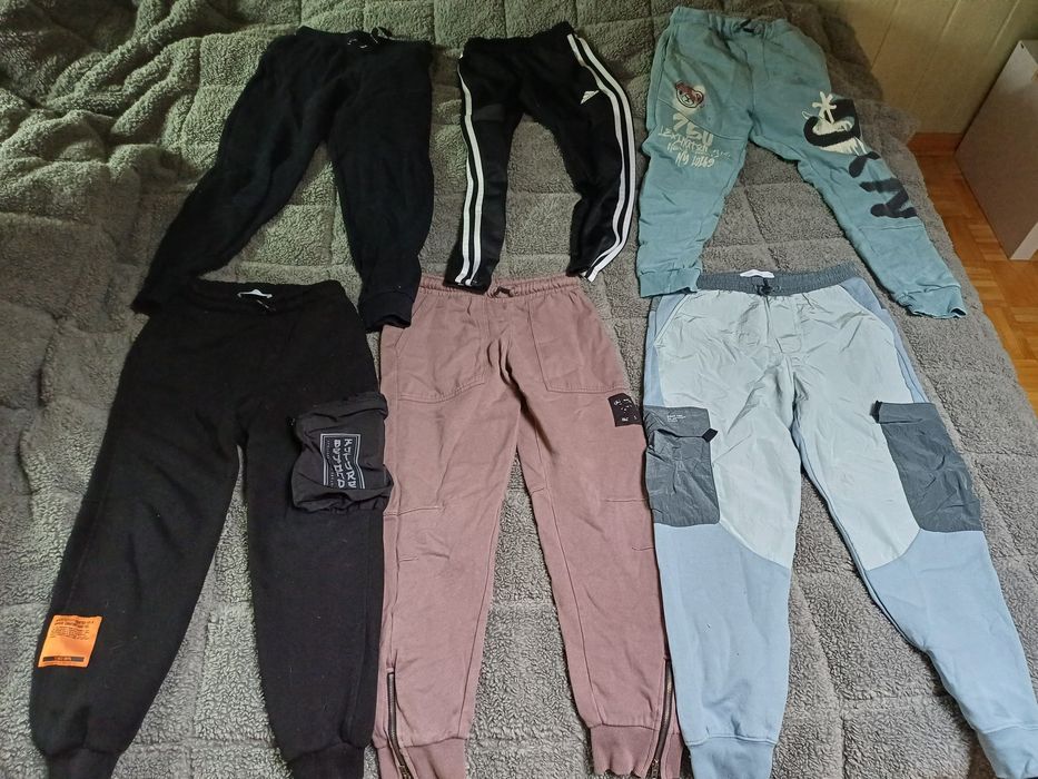 Spodnie Zara r.134 zestaw.