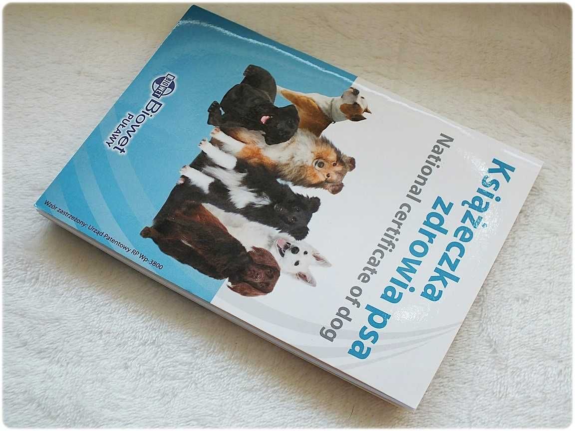 Książeczka Zdrowia Psa rasy średniej - mix ras Nowa