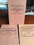 Antigas cadernetas Colégio Almeida Garrett