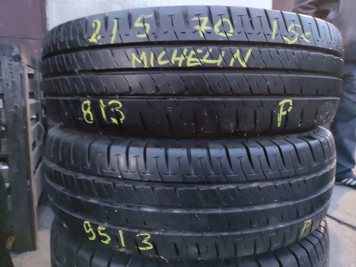 215/70R15C 109/107S Opony letnie lato Michelin Agilis 9,5mm jak Nowe