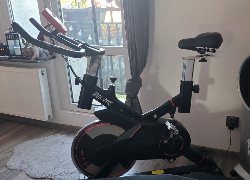 Rower Stacjonarny Treningowy Spiningowy Atlas Sport