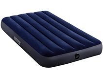 Intex Classic Dowly Materac Nadmuchiwany, Granatowy, 191 x 99 x 25