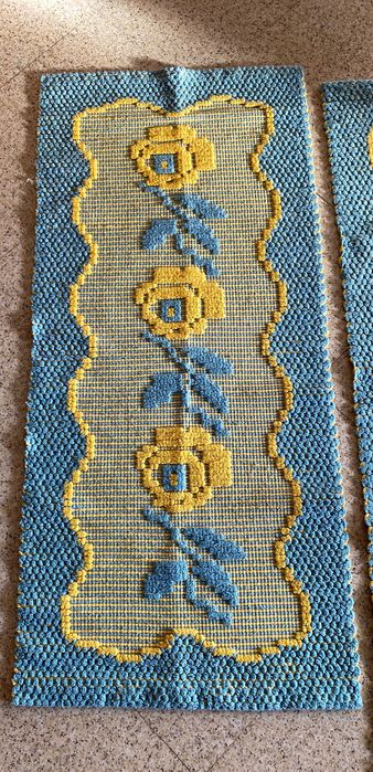 Tapete Tradicional de Almalaguês | 59 cm × 127 cm | Faz Conjunto