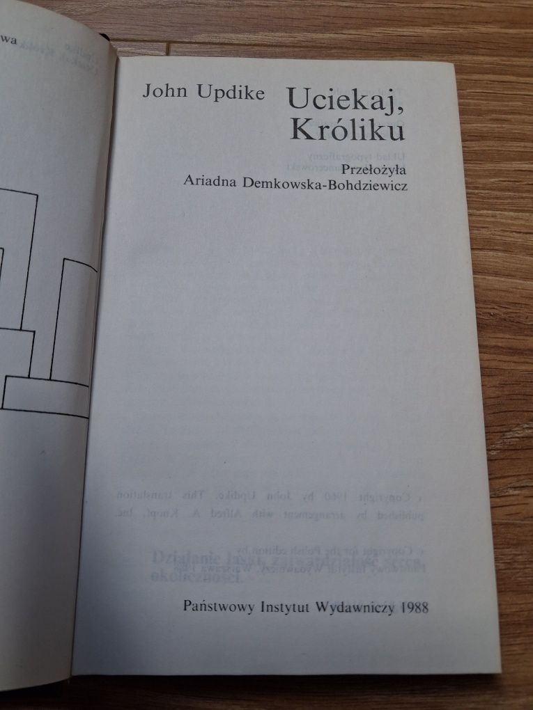 John Updike "Uciekaj, Króliku"
