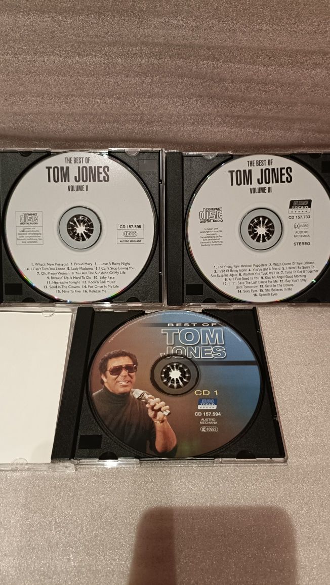 TOM JONES "the best of" 3CD BOX