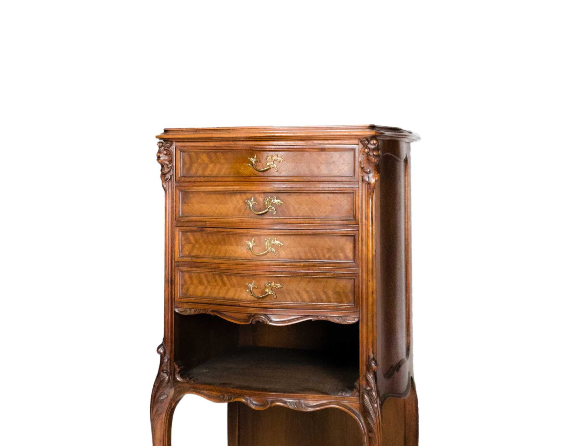 Cómoda chiffonier nogueira bronze Arte Nova | século XX