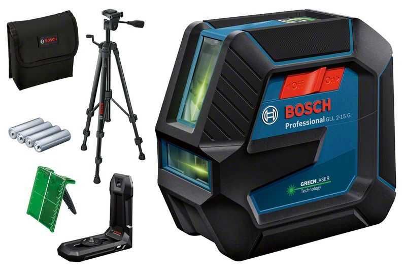 Laser liniowy/krzyżowy Bosch GLL 2-15 G BT 150