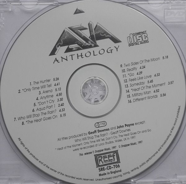 CD Asia ‎– Anthology 1997 / Lady In Red - A Collection Of Great Ballad