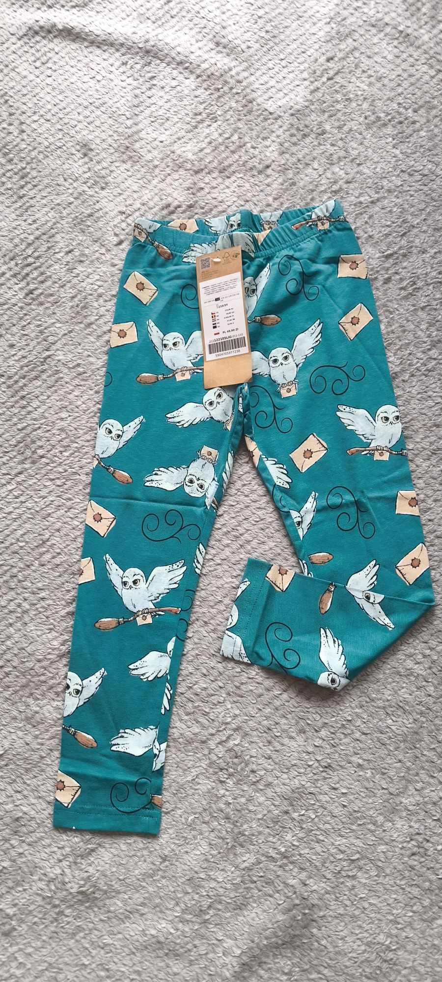 Nowe 2 szt legginsy coccodrillo r. 110 Harry Potter