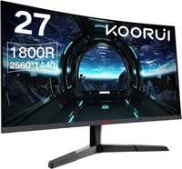 Nowy monitor gamingowy Koorui 2K 144hz Curved