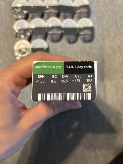 Soczewki 1-day toric silicone hydrogel MyDay