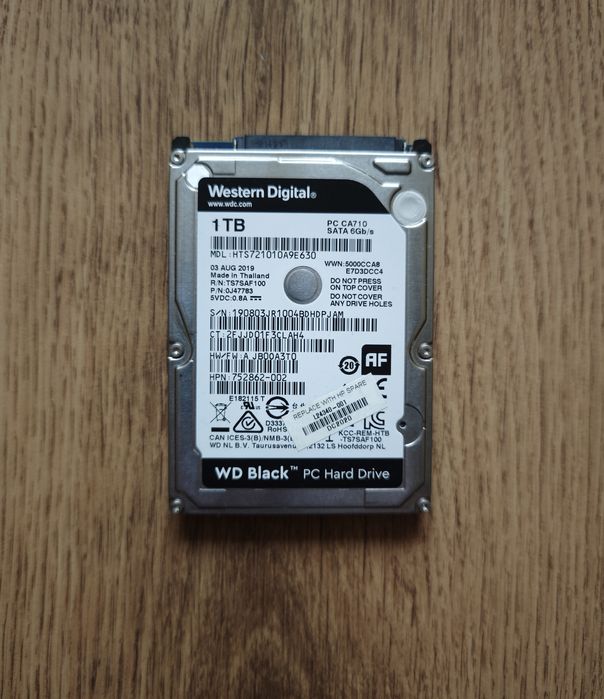 Жорсткий диск 1Tb, WI-FI модуль, шлейф для підключення SATA HDD