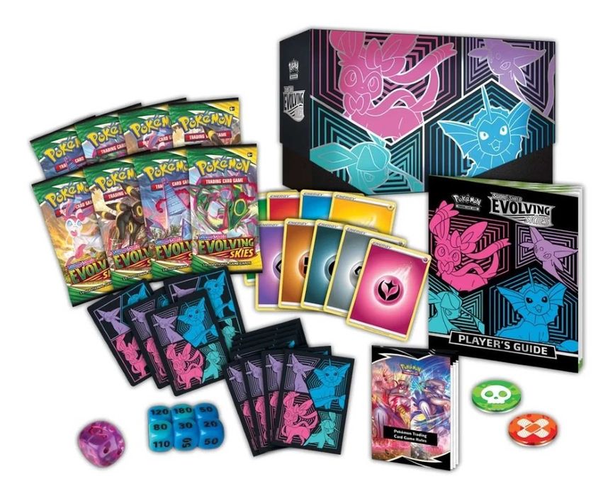 Pokemon Elite Trainer Box - Evolving Skies Nowy-folia
