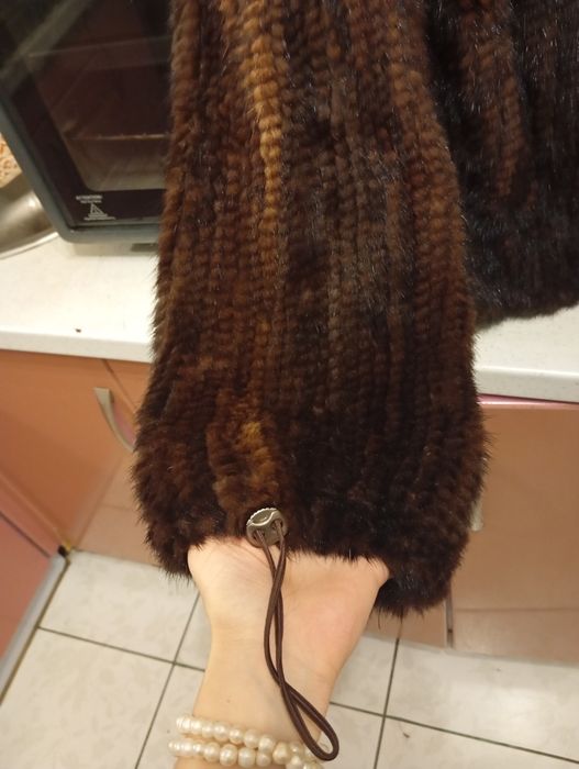 Норка норкова шуба автоледи авто леді полушубок в'язана